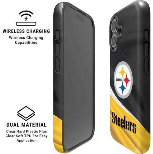NFL Pittsburgh Steelers iPhone 16 Plus Magsafe Impact Case